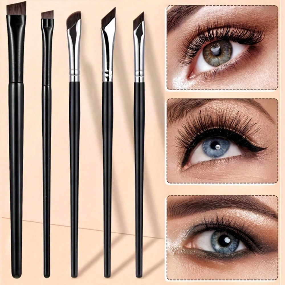 Detailing Brush Set - 5'li Makyaj Fırça Seti, Orak Şekilli