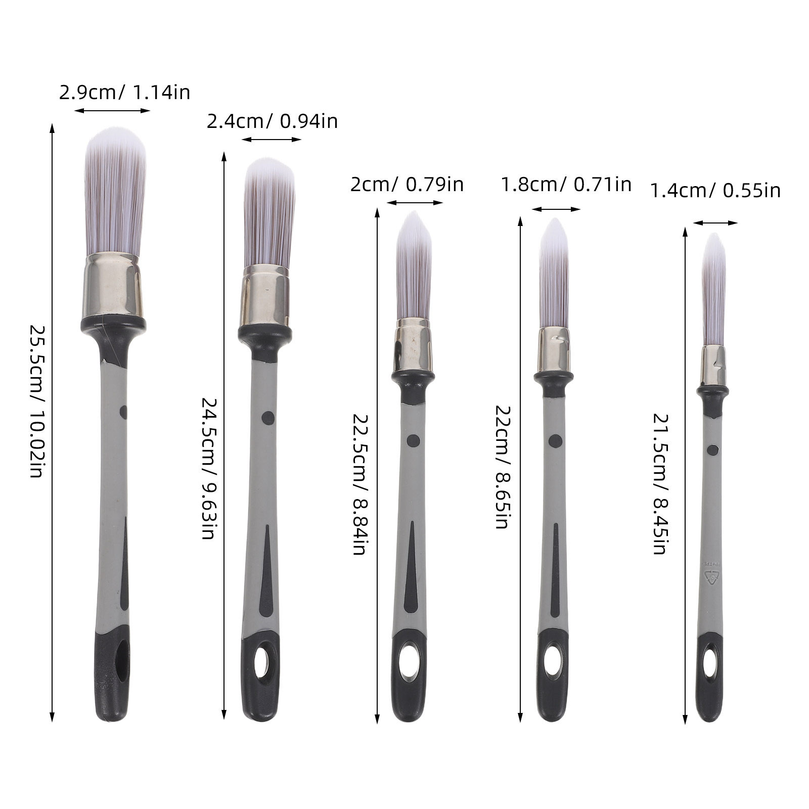 5 Parça Hassas Detay Boyama Fı - Detailing Brush Set incelemesi ve fiyatı